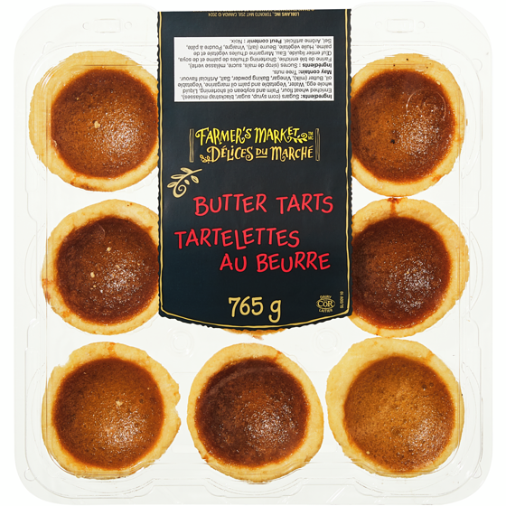 Farmer's Market Butter Tarts 765 g, $1.31/100g
