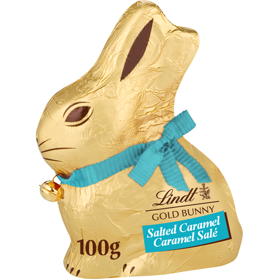 Lindt GOLD BUNNY Salted Caramel Chocolate Easter Bunny 100 g, $8.49/100g