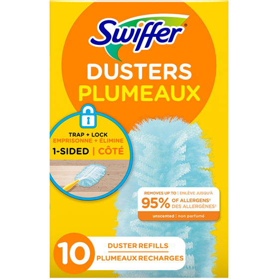 Swiffer Dusters Multi-Surface Duster Refills for Cleaning, Unscented, 10 count 10 ea, $1.10/1ea