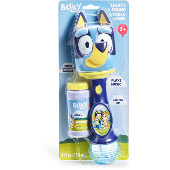 BLUEY Bubble Wand with Lights & Sound 1 ea, $20.00/1ea