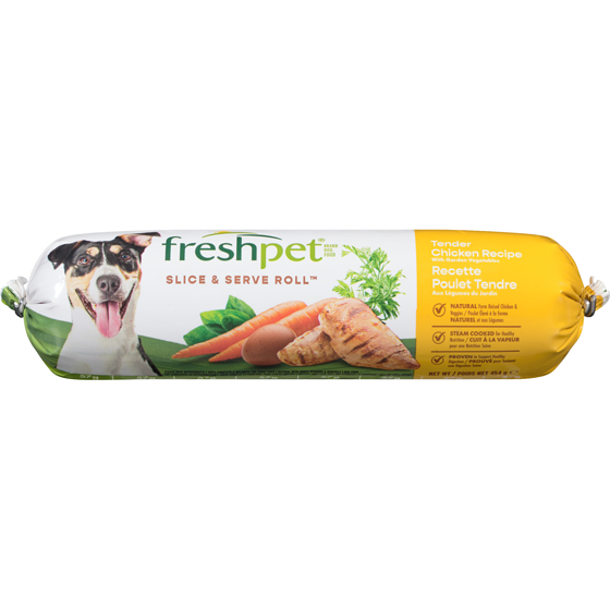 Freshpet Dog Food Tender Chicken Recipe With Garden Vegetables 454 g, $1.43/100g