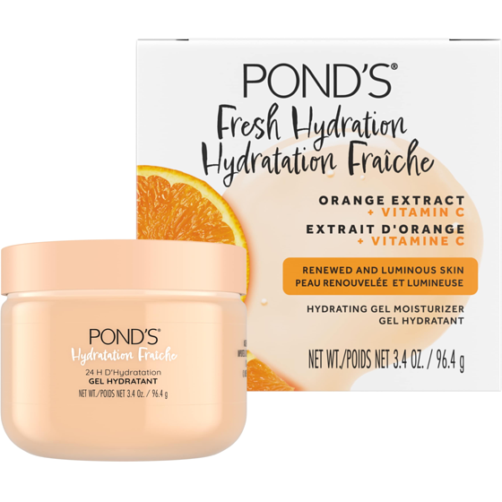 Pond's Orange Extract & Vitamin C Gel Face Moisturizer 96.4 g, $14.51/100g