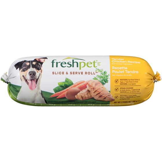 Freshpet Aliment pour chiens recette poulet tendre aux légumes du jardin 680 g, 1,47 $/100g