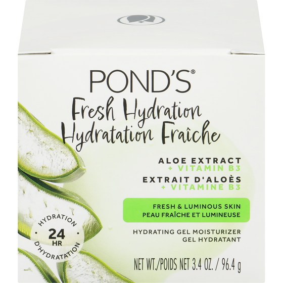 Pond's Hydrating Gel Moisturizer Aloe Extract & Vitamin B3 96.4 g, $12.44/100g