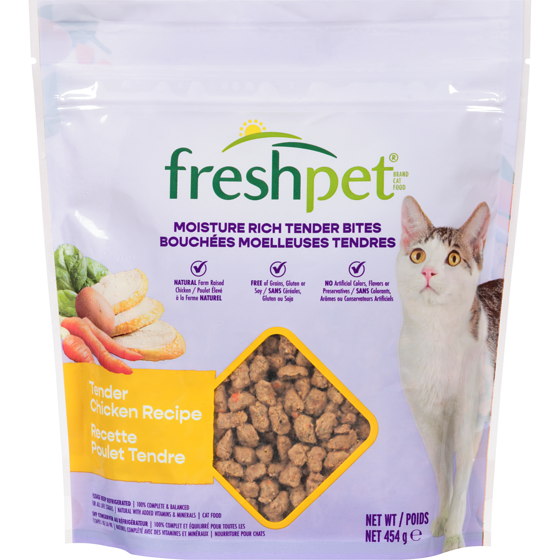Freshpet Nourriture pour chats recette poulet tendre 454 g, 1,98 $/100g