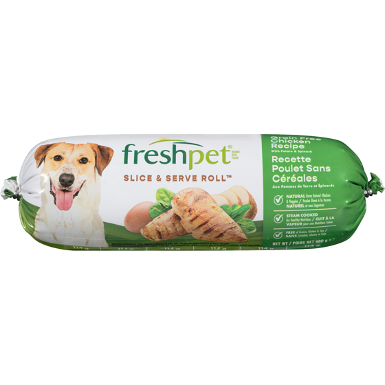 Freshpet Dog Food Grain Free Chicken Recipe With Potato Spinach 0.68 kg Zehrs