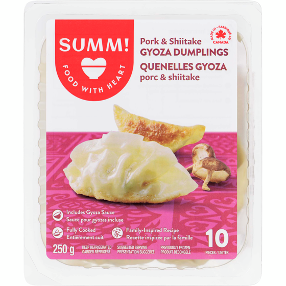 Sum-m Gyoza Dumplings Pork & Shiitake 250 g, $2.20/100g