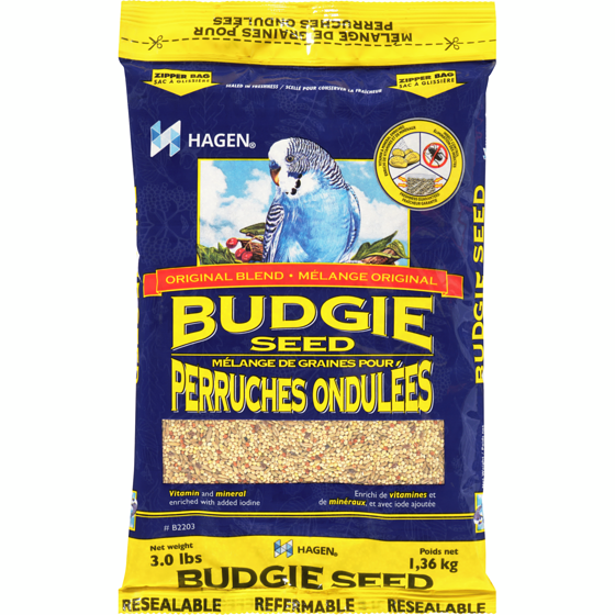 Hagen Budgie Seed Original Blend 1.36 kg, $0.88/100g
