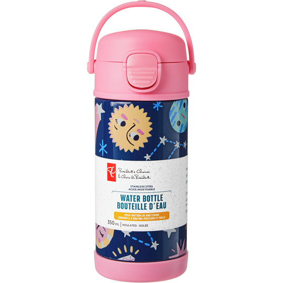 President's Choice Kids' Insulated Water Bottle - Gem Space 1 ea, $12.00/1ea