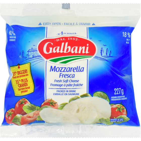 Galbani Fresh Mozzarella 227 g, $3.65/100g