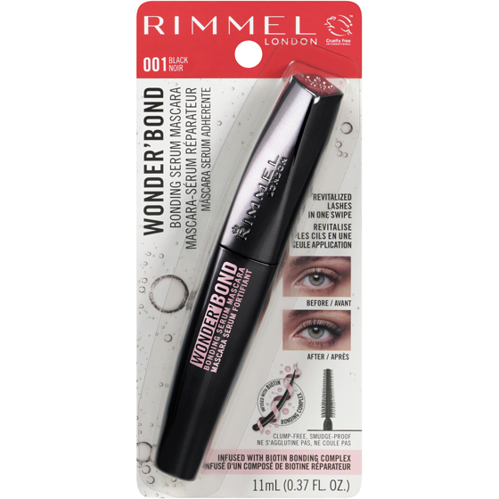 Rimmel London Wonder'bond Bonding Serum Mascara 001 Black 11 ml, $89.00/100ml