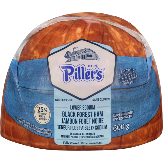 Pillers Black Forest Ham, Low Sodium 600 g, $1.67/100g