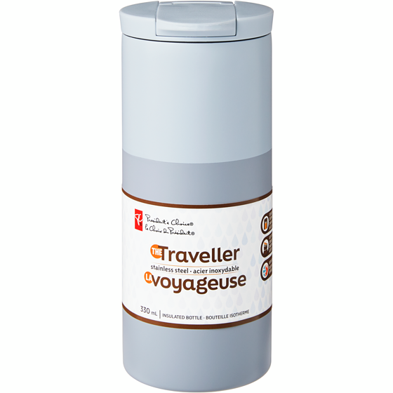 President's Choice The Traveller Insulated Bottle - Blue 1 ea, $15.00/1ea