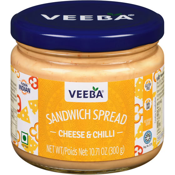 Veeba Sandwich Spread, Cheese & Chili 300 g, $1.83/100g