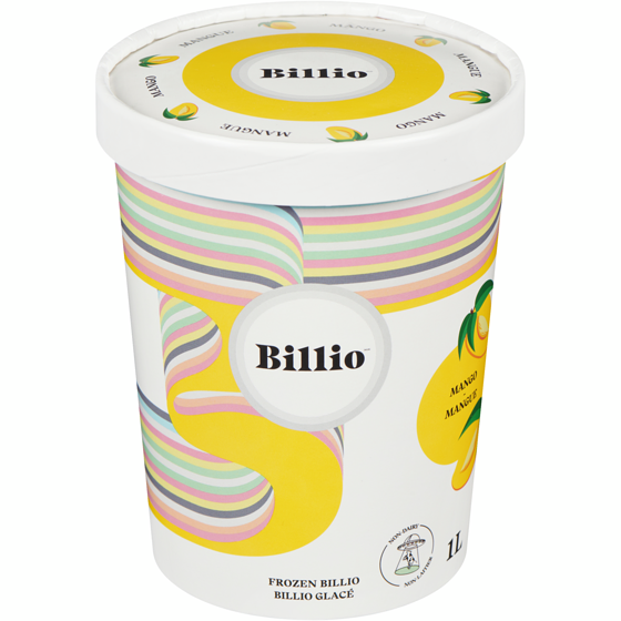 BILLIO Non-Dairy Frozen Dessert, Mango 1 l, $1.30/100ml