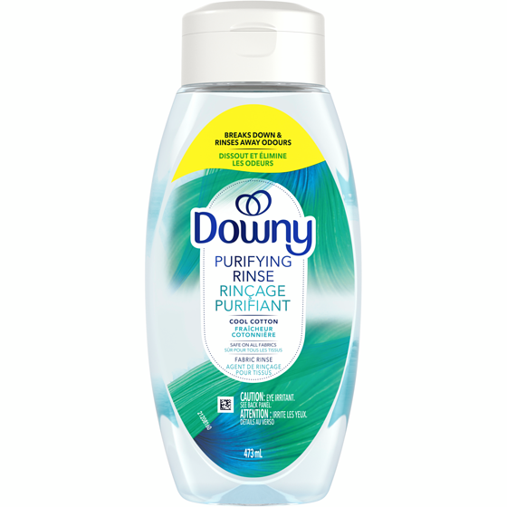 Downy Purifying Laundry Odour Remover and Fabric Softener, Cool Cotton, Safe On All Fabrics, HE Compatible 473 ml, $1.06/100ml
