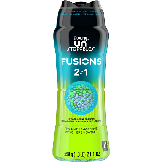 Downy Unstopables Fusions In-Wash Laundry Scent Booster Beads, Twilight and Jasmine Scent, 2-in-1 All Day Freshness 598 g, $3.51/100g