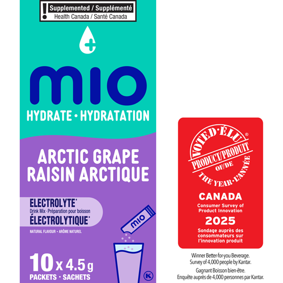 MiO Hydrate Arctic Grape Electrolyte Drink Mix 45 g, $7.22/100g