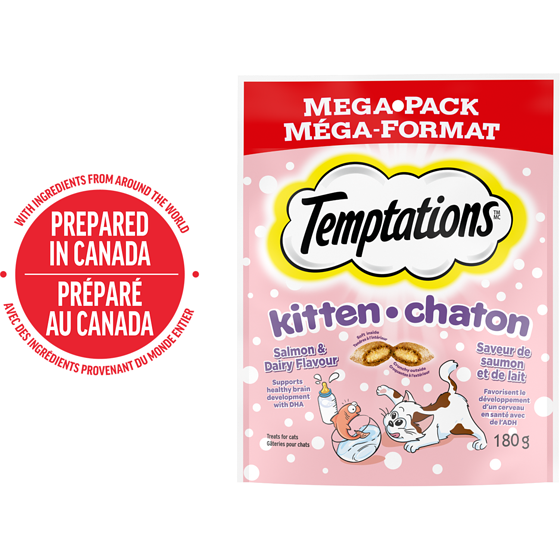 Whiskas Gâteries pour chatons saveur de saumon et de lait 180 g, 1,94 $/100g