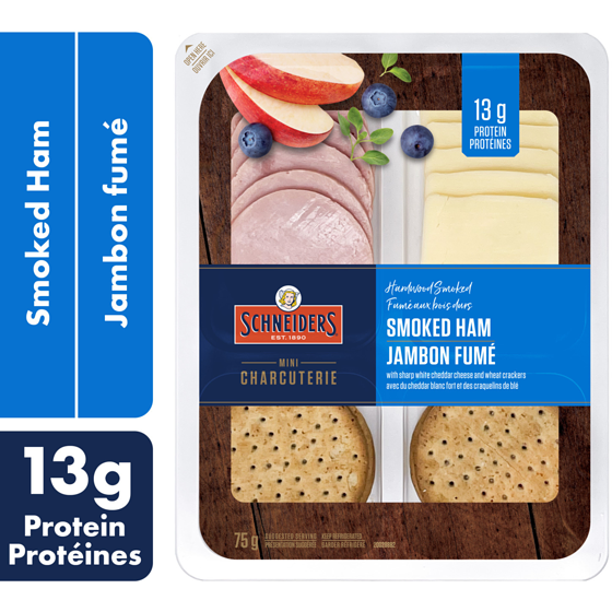 Schneiders Smoked Ham Mini Charcuterie 75 g, $6.00/100g