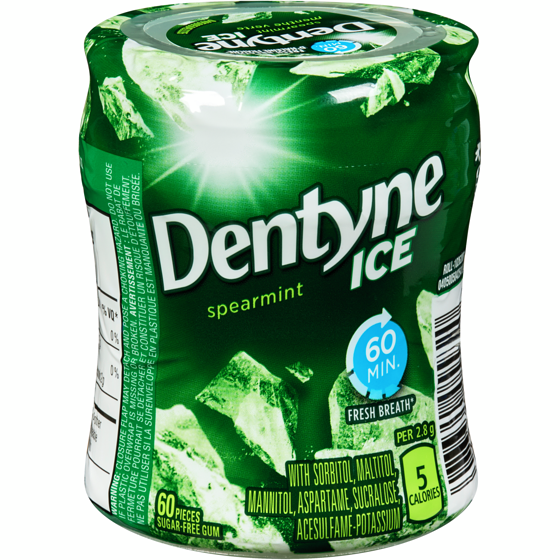 Dentyne Ice Sugar-Free Gum Spearmint 60 ea, $0.07/1ea