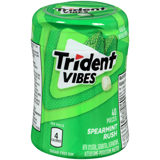 TRIDENT Vibes Sugar-Free Gum Spearmint Rush 40 ea, $0.13/1ea
