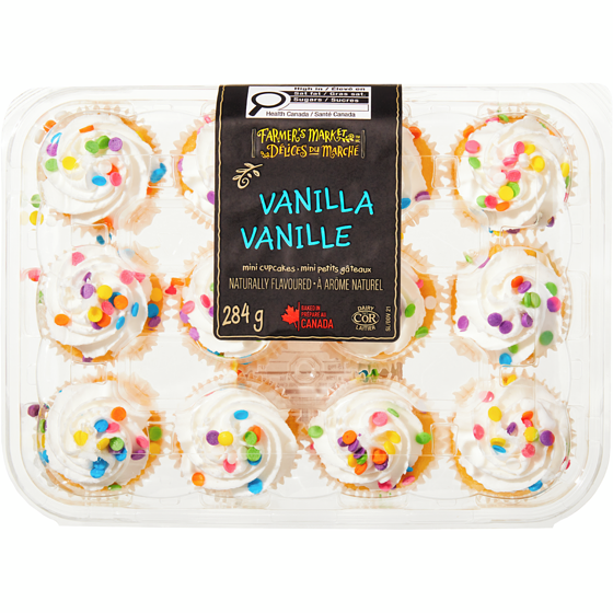 Farmer's Market Vanilla Mini Cupcakes 284 g, $1.76/100g