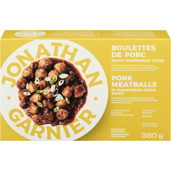 Jonathan Garnier Pork Meatballs In Hamburger Steak Sauce 380 g, $3.02/100g