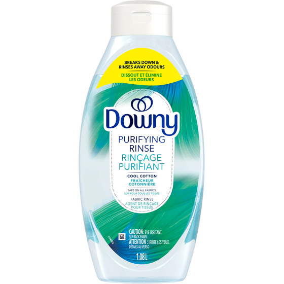 Downy Purifying Laundry Odour Remover and Fabric Softener, Cool Cotton, Safe On All Fabrics, HE Compatible 1.08 l, $1.30/100ml