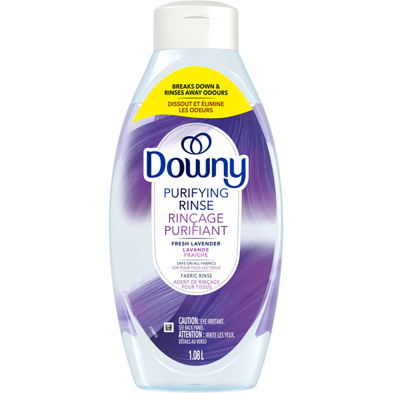 Downy Purifying Rinse Laundry Odour Remover and Fabric Softener, Fresh Lavender fl oz., Safe On All Fabrics, HE Compatible 1.09 l, $1.28/100ml