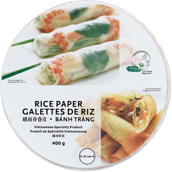 Len Xiang Rice Paper 400 g, $0.87/100g