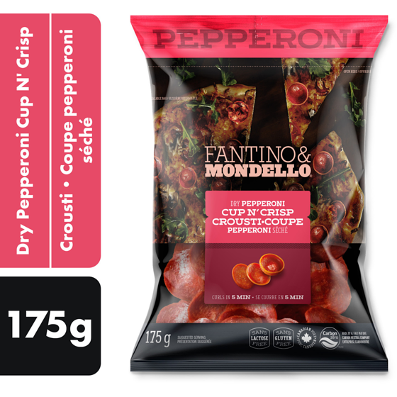 Fantino & Mondello Pepperoni séché tranché Crousti-coupe 175 g, 5,02 $/100g
