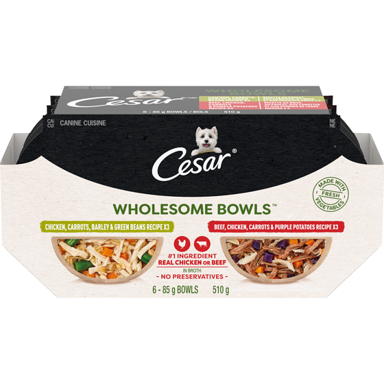Cesar Wholesome Bowls Canine Cuisine 85 g, $31.75/100g