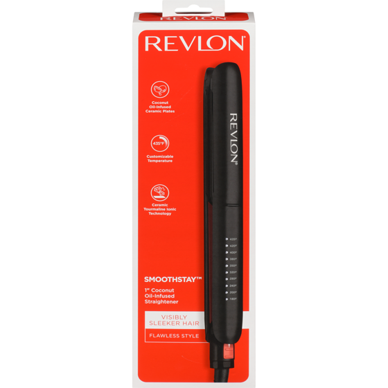Revlon Smoothstay 1" Coconut Oil-Infused Straightener 1 ea, $51.99/1ea