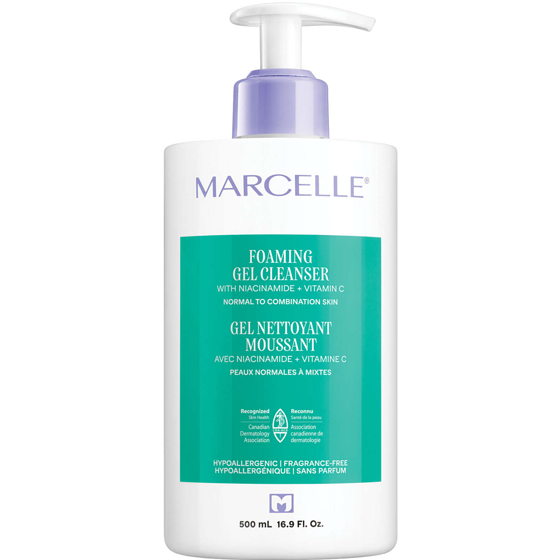 Marcelle Foaming Gel Cleanser 500 ml, $4.20/100ml