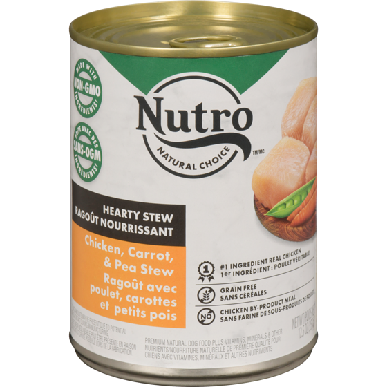 Nutro Hearty Stew Chicken, Carrot, & Pea Stew 355 g, $1.07/100g
