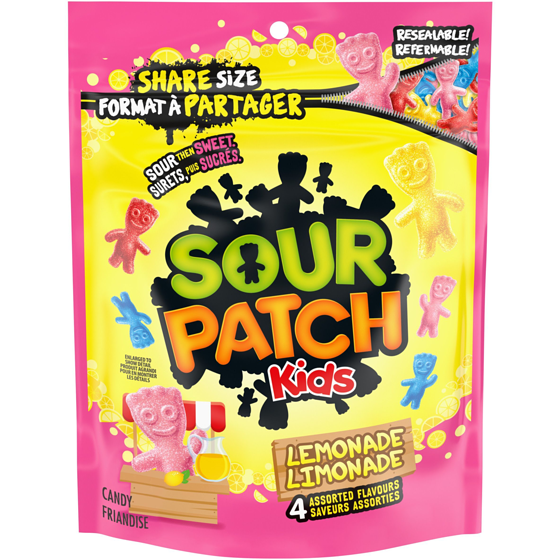 Maynards SOUR PATCH KIDS Lemonade Flavour Gummy Candy 315 g, $1.59/100g