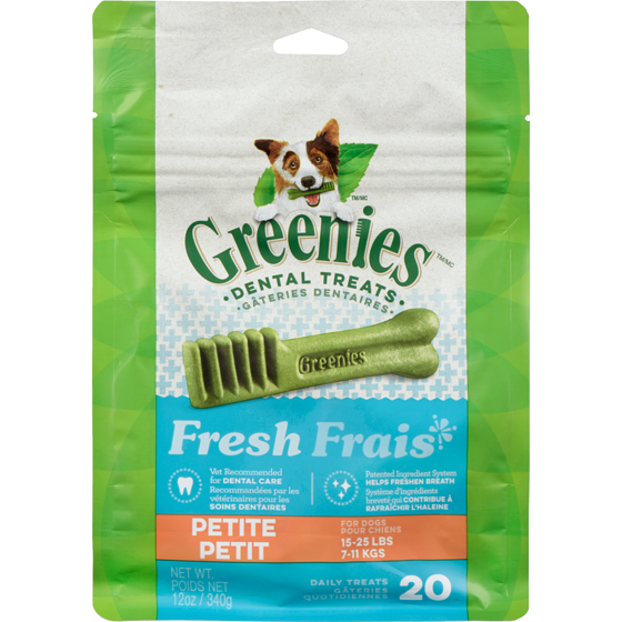 Greenies Dental Treats Fresh Petite For Dogs 7-11 Kg 340 g, $6.17/100g