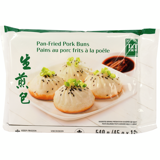T&T Pan-Fried Pork Buns 540 g, $1.48/100g