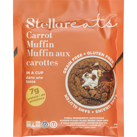 Stellareats Carrot Muffin In A Cup 61 g, $6.54/100g