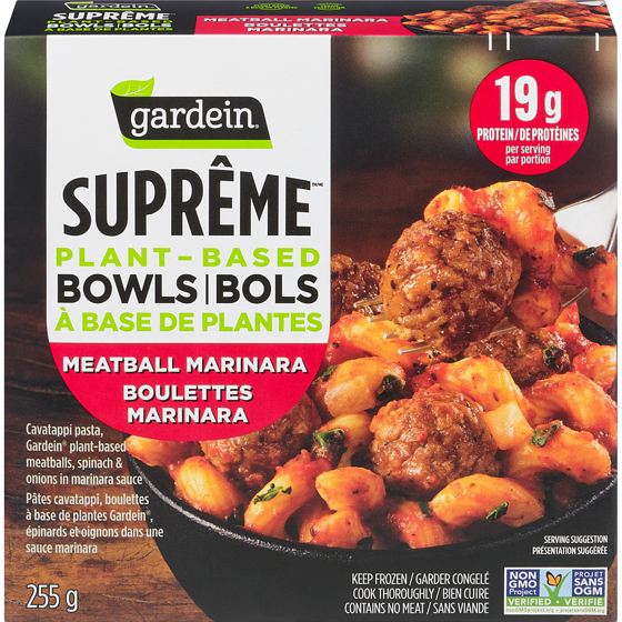 Gardein Suprême Plant-Based Bowls Meatball Marinara 255 g, $3.13/100g
