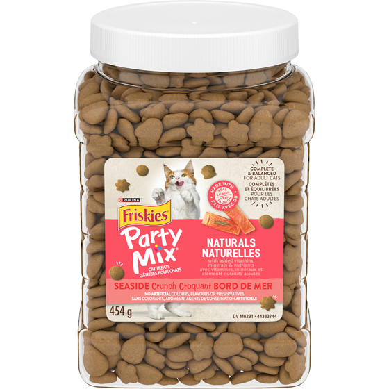 Purina Friskies gâteries pour chats croquant bord de mer avec du vrai poisson naturals 454 g, 1,65 $/100g