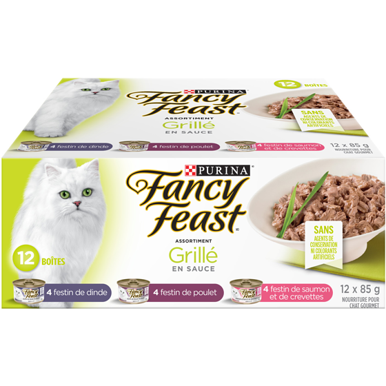 Purina Fancy Feast grillé , nourriture humide pour chats 1.02 kg, 1,27 $/100g