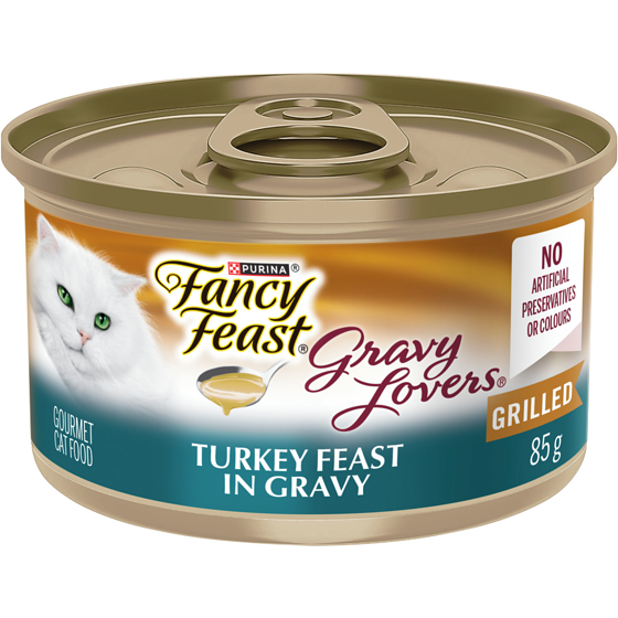 Purina Fancy Feast Gravy Lovers Turkey Feast in Gravy, Wet Cat Food 85 g, $1.06/100g