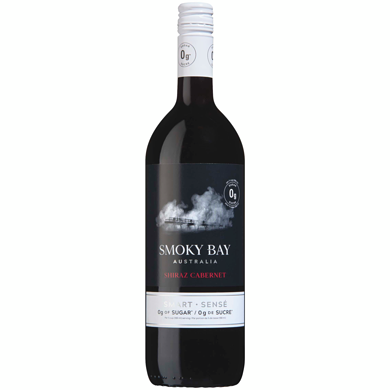 Smoky Bay Vin rouge shiraz cabernet sensé (Pièce d’identité requise au moment du ramassage) 1 l, 1,25 $/100ml