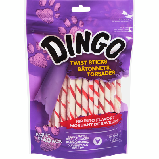 Dingo Snack For All Dogs Twist Sticks 200 g, $5.25/100g