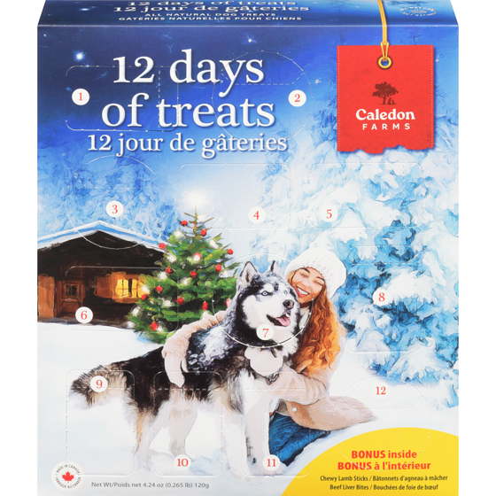Caledon Farms Gâteries naturelles pour chiens 120 g, 12,49 $/100g