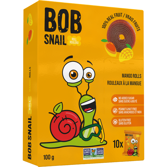 Bob Snail Mango Rolls 100 g, $4.99/100g