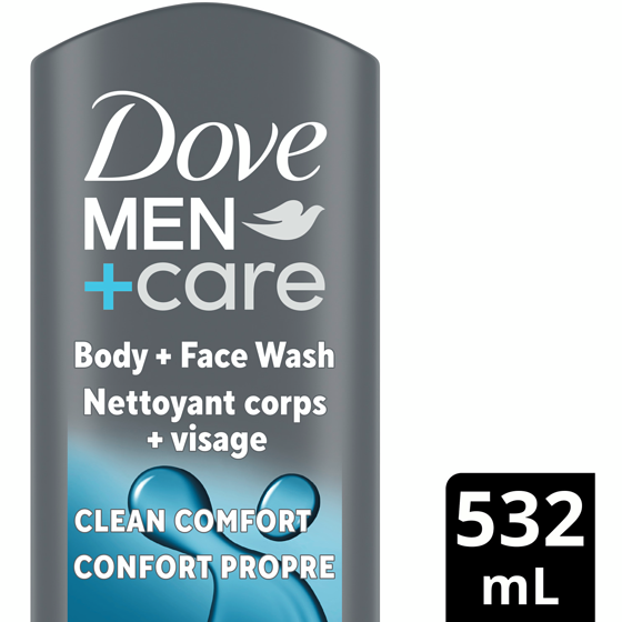 Dove Hydrating Clean Comfort Body and Face Wash 532 ml, $1.88/100ml