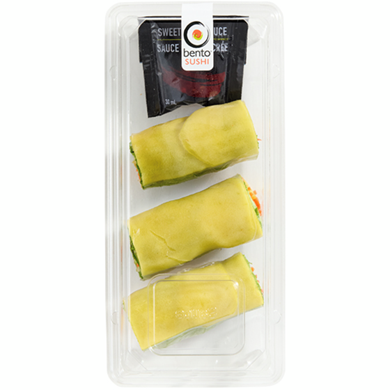 Bento Rouleau de Printemps Végétarian (Après 11h) 195 g, 4,10 $/100g